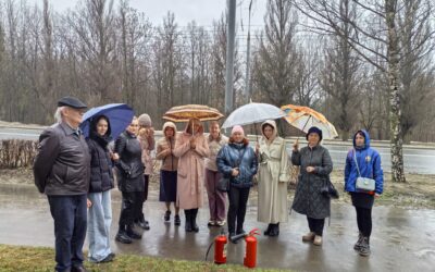 Занятие по обращению с огнетушителями