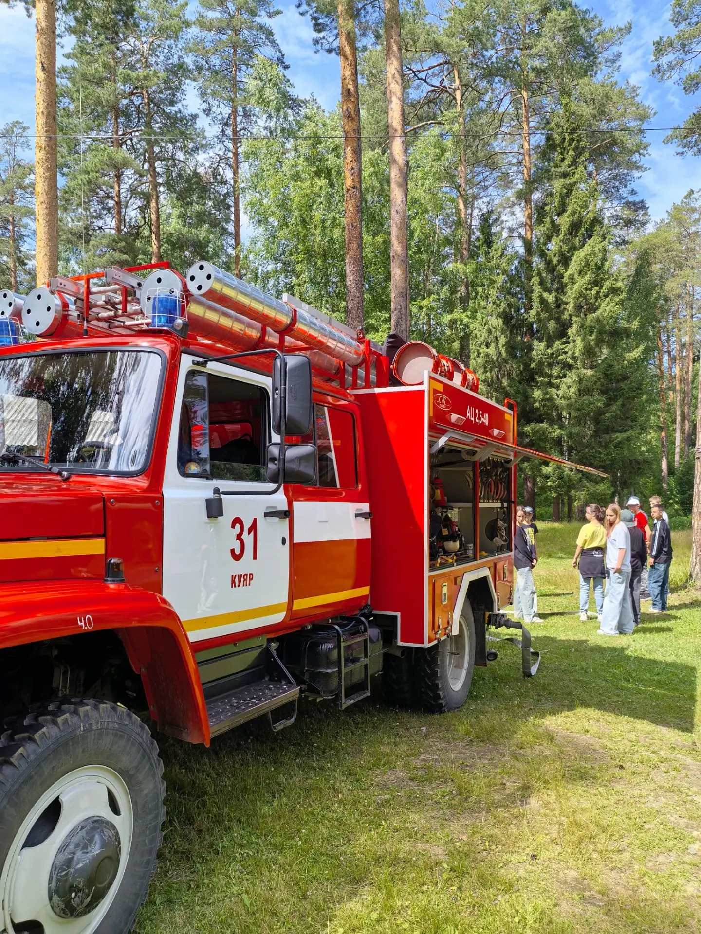 Пожарная профилактика в ДОЛ "Сосновая роща"